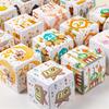 30Pcs Eid Festival Countdown Candy Boxes 7x7x7cm Paper Party Treat Boxes Countdown Treat Boxes Candy Cookie Bags