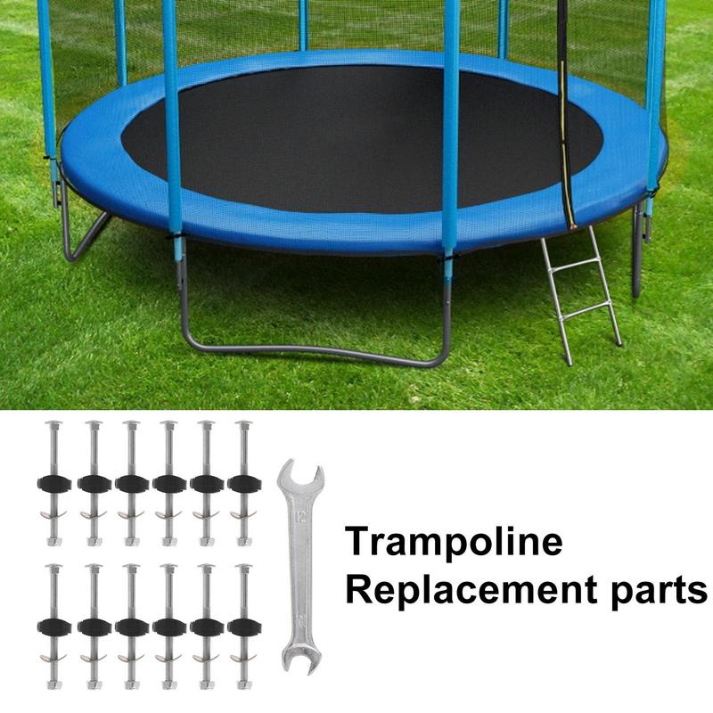 Trampoline Hold Downs Trampoline Bolts And Nuts Replacements Anti-Falling Tools 12X Stabilization Nuts For Carport Awning Poles