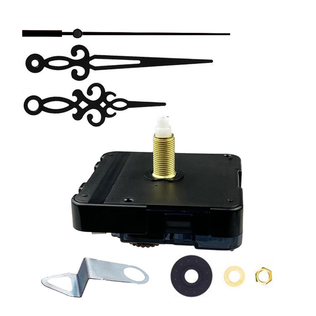 High Accuracy Quiet Mechanism DIY Clock Parts Clock Movement and Hands Set for Hobbyists and Clock Repair Enthusiasts