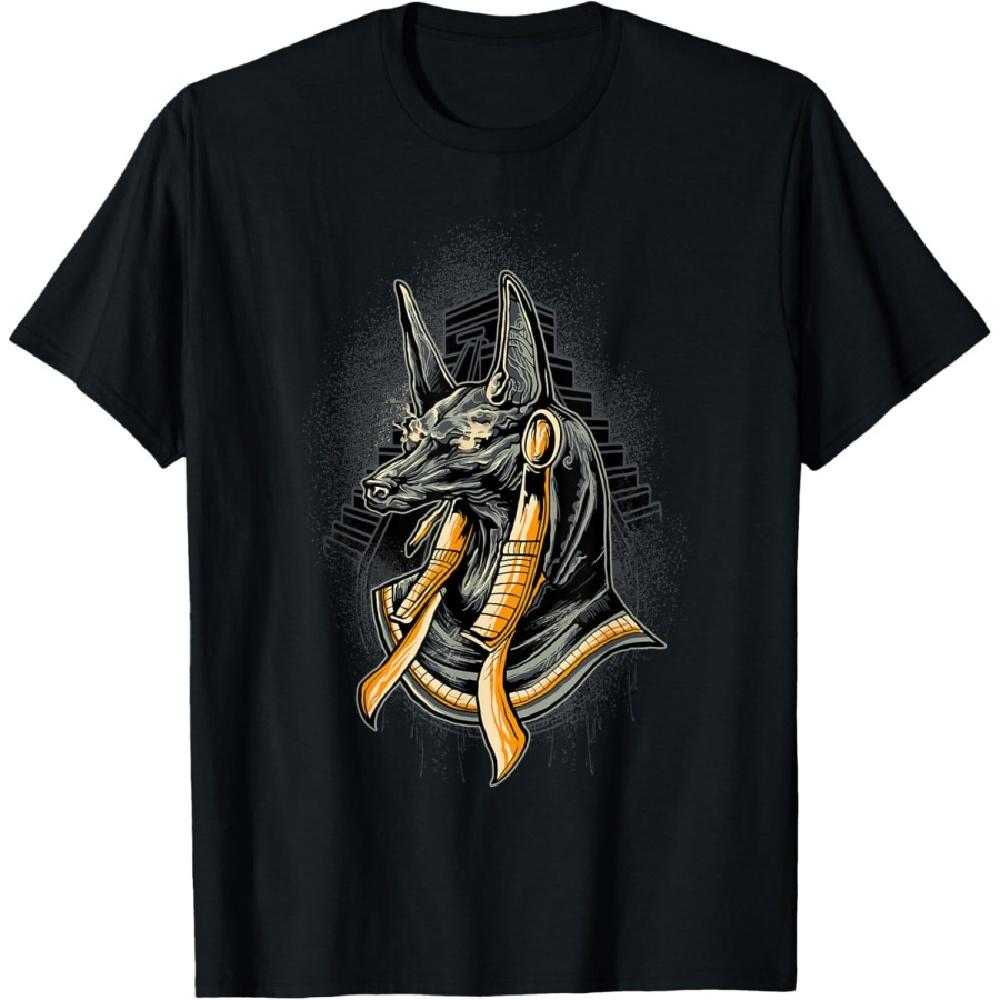 

Anubis Ancient Egypt God Hieroglyphic Shirt T-Shirt S