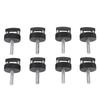 Quick Relse Thumb Screw Aluminium Alloy Red Hard Top Quick Removal Fastener Thumb Screws with Integrated D