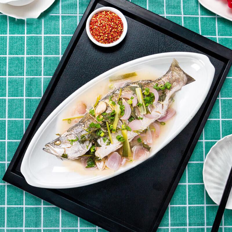 Durable Melamine Oval Fish Plate