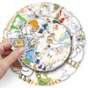 50 Gänse Doodle Aufkleber Persönlichkeit Cartoon Niedliches Tier Dekoration Handyhülle Notizbuch Aufkleber