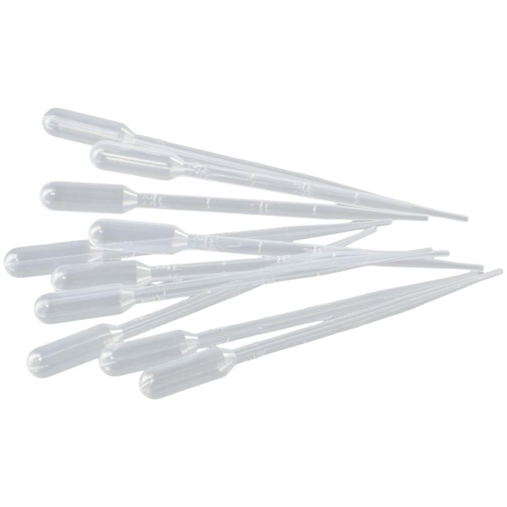 100Pcs Plastic Transfer Graduated Pipettes Clear Eye Dropper Set 2ml Liquid Dropper  Science and Lab
