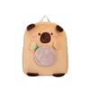 Stuffed Capybara Animal Schoolbags Backpack Spacious Storage Bag Gifts Kids