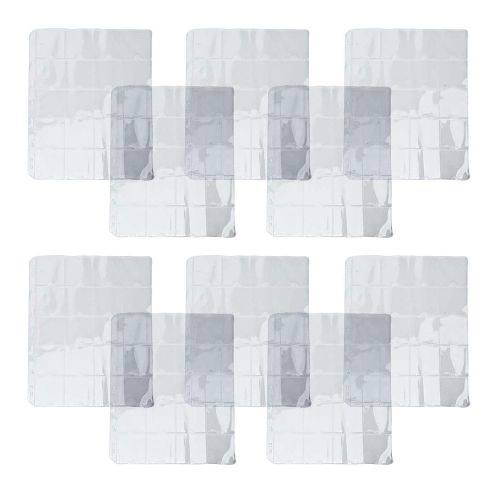 Münzblätter für 50mm Münzen Organisation Praktisch