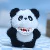 Playful Panda Adorable Plush Pendant Soft And Cuddly Toy Perfect For Keychains