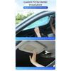 Titanium Silver Windshield Visor Cover with Storage Bag Car Front Window Sunshade  Parking