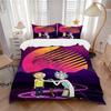 Space Adventure Friends Print 3Pcs Bedding Setduvet Cover With 2 Bedropillowcase Home Birthday Gift