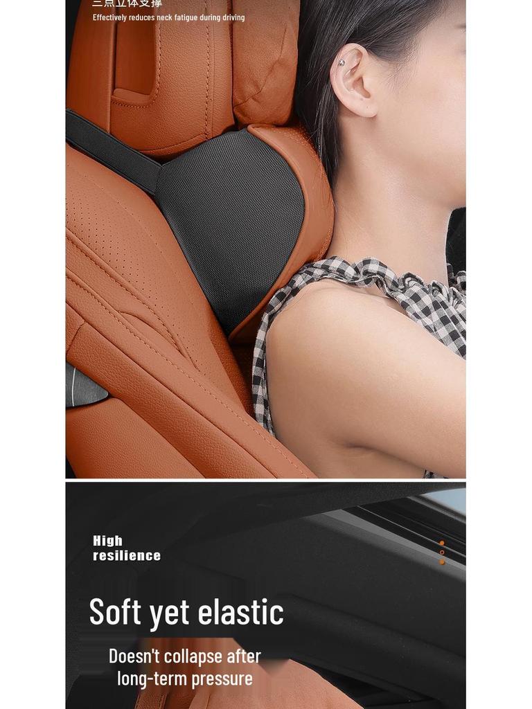 Wuling Car Headrest & Lumbar Support Cushion (Compatible with S/PLUS/S1/S3/V/Jiachen/Rongguang)