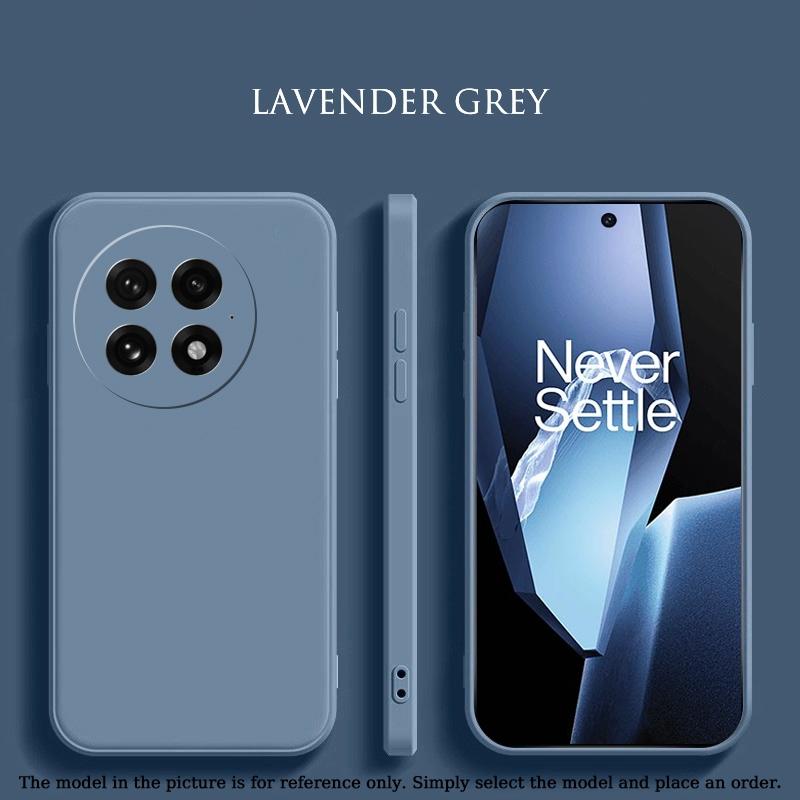 Originale Flüssigsilikon-Handyhülle für OnePlus 13 12 Ace5 Pro 13R 1+13 Stoßfeste Schutzhülle mit Futter aus Flanell Weiche Schale