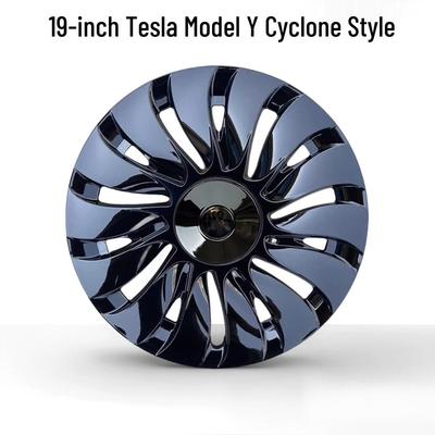 Tesla Model Y Cyclone Hub Caps & 19-Inch Rim Protectors