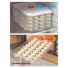 Dumpling & Wonton Freezer Storage Box for Fresh-Keeping and Quick-Freezing Noodles