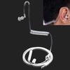 Monitor Walkie Security Anti Radiation Single Stereo Mobile Phone with Air Pipe 3.5mm Spring Earphone Headset Earbuds Earpiece