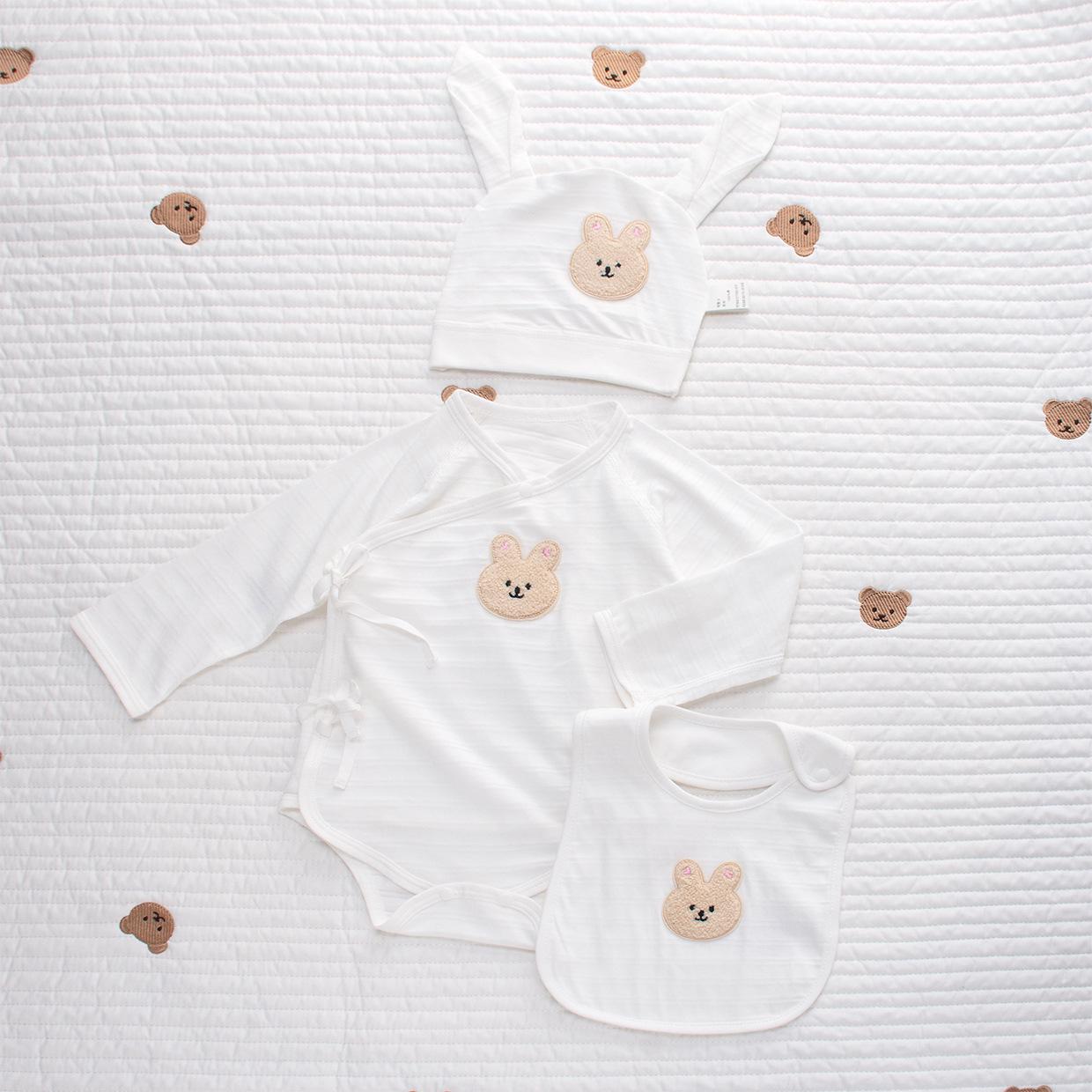 

Летний детский хлопковый ромпер в скандинавском стиле – Ультратонкий комбинезон с длинным рукавом и бесшовной обмоткой бедер 52cm