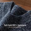 Pierre Cardin Men's 100% Cashmere Half-High Neck Sweater
