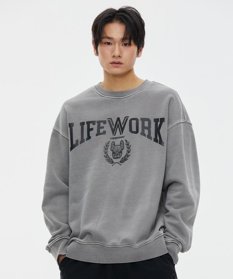 LIFEWORK Pigment Varsity Sweatshirt