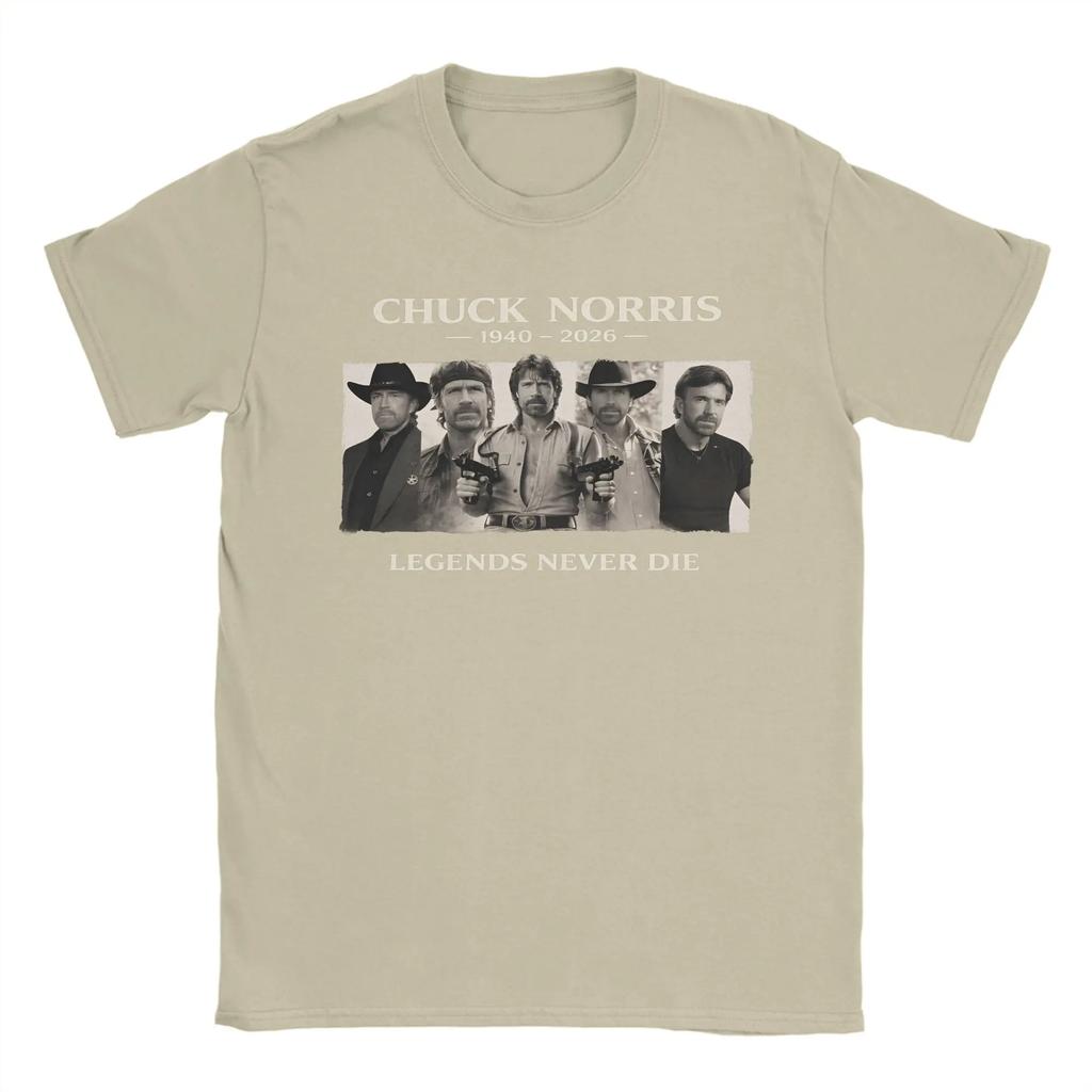 Chuck Norris Legendary Tough Guy Legens Never Die T Shirt Summer Tshirts Cotton Oneck Plus Size Tees Short Sleeves Tops