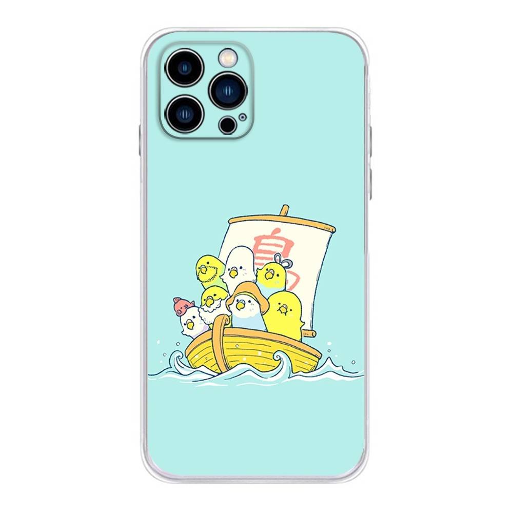 

Parrot Birds Cockatiel Phone Case For iPhone 17,16,15,14,13,12,11, Plus,Pro,Max,XR,XS,Plus,E,Mini Transparent Soft Cover iPhone13promax