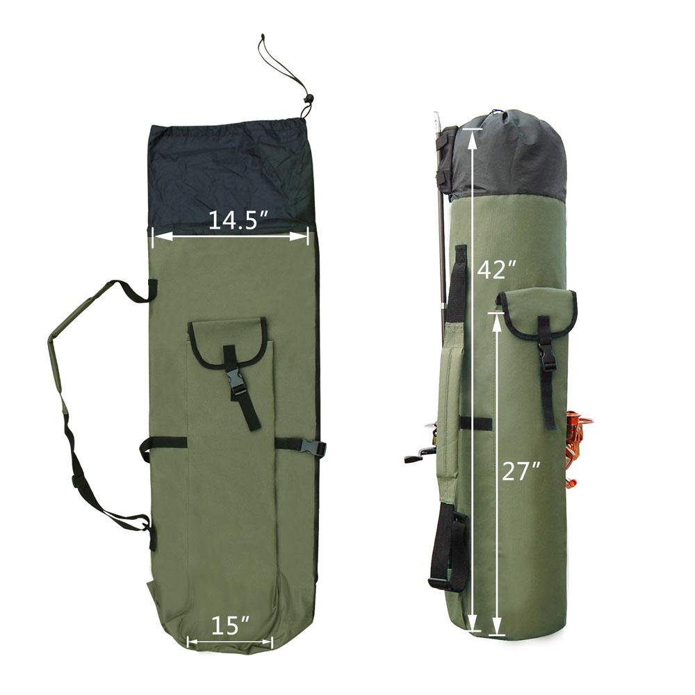 Portable Multifunction Nylon Fishing Bags Fishing Rod Bag Case Fishing Tackle Kit Storage Bag Premium Durable Quality