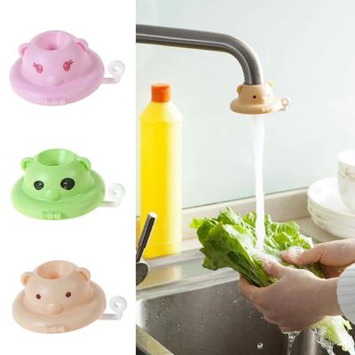 Silicon Faucet Sprayer Cute Animal Splash Shower Bathroom Water-Saving Tap Sprayer Faucet Extender Device Kitchen Accessories