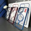 Apple 16 Pro Magnetic Anti-Drop Skin-Feel Acrylic Case for iPhone 15