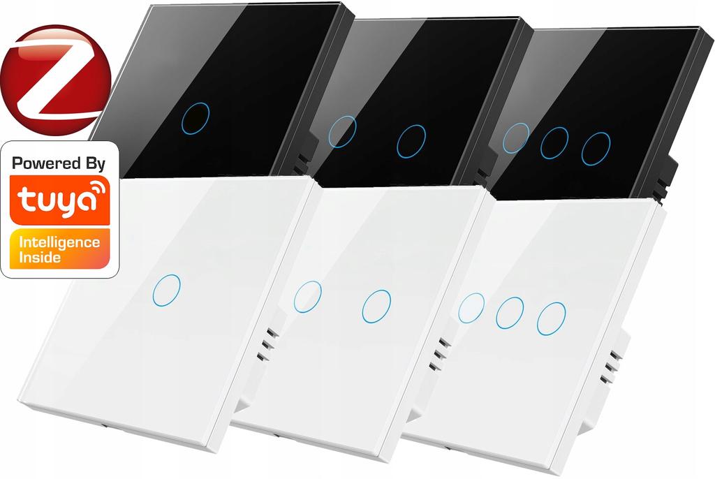 ZigBee TUYA Touch Switch 1 circuit white #without N