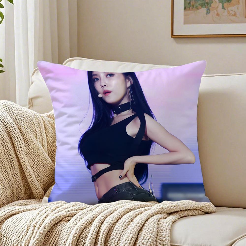 Singer Chic HHyomin Cushion Cover Pillowcase Antidustmite Living Room Sofa Decor Cushion Room