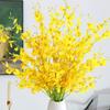 Artificial Flowers Orchids Arrangement Bouquet Silk Fake Flowers