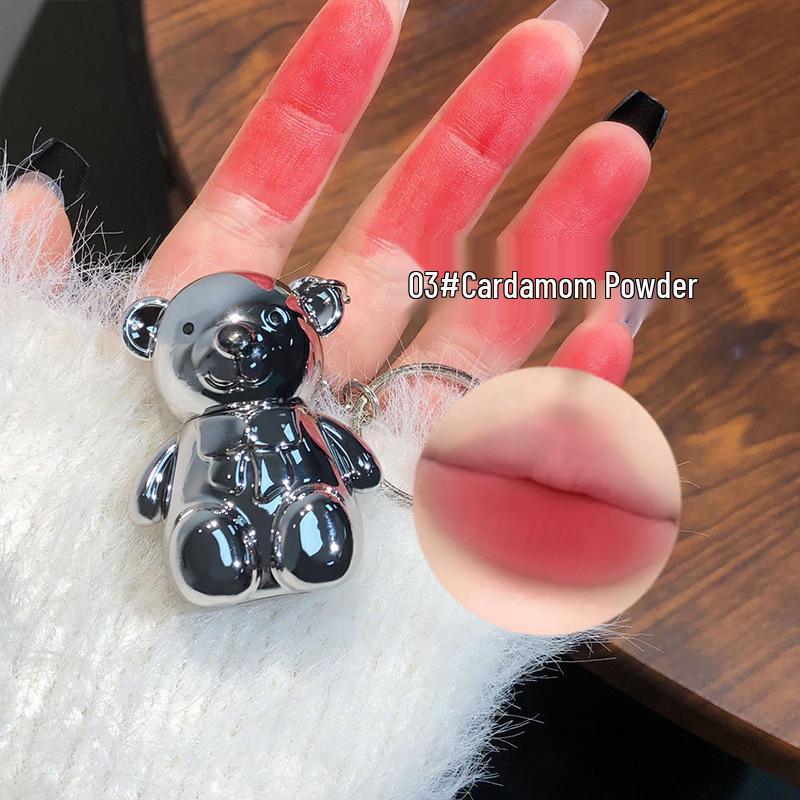 Art Value Little Bear Velvet Matte Lip Mud: Natural Moisturizing Lip Gloss for Women (A2430)