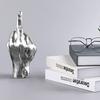 1Pcs Modern Nordic Style Creative Middle Finger Statue Resin Craft Sculpture Flower Potted Plant Home Garden Decoration
