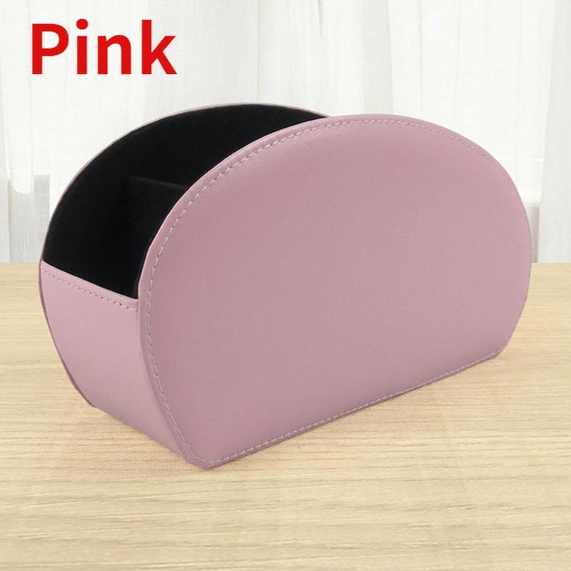 Úložný box na dálkové ovladače Držák Organizér Kůže Ovladač Dálkové ovládání Štětce na make-up Domácí Stůl