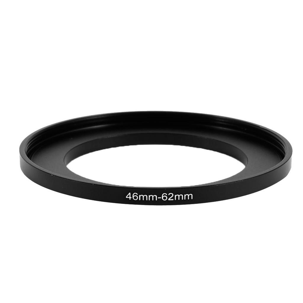 uxcell Camera Lens Metal Camera Filter Ring Adapter Filter Hood Lens Converter Stepping Ring Adapter for Nikon Sony DSLR Black 46mm-62mm Filter,