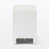 MUJI Steel Tap Storage Box Flap Type White Gray 32x10x14cm Cable Box Storage Box