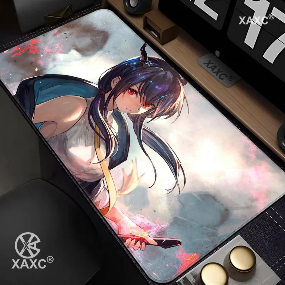 Anime Girl Mouse Pad Cute HD Mousepad Pad Extended Gaming Keyboard  LargeMousepad 90x40cm XXL Gamer Mousepad