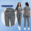 Nurse Scrubs New Set Classic Men Nurse Accessories Medical Uniform Surgical Dental Clinical Top Pants Lab Workwear Clothes