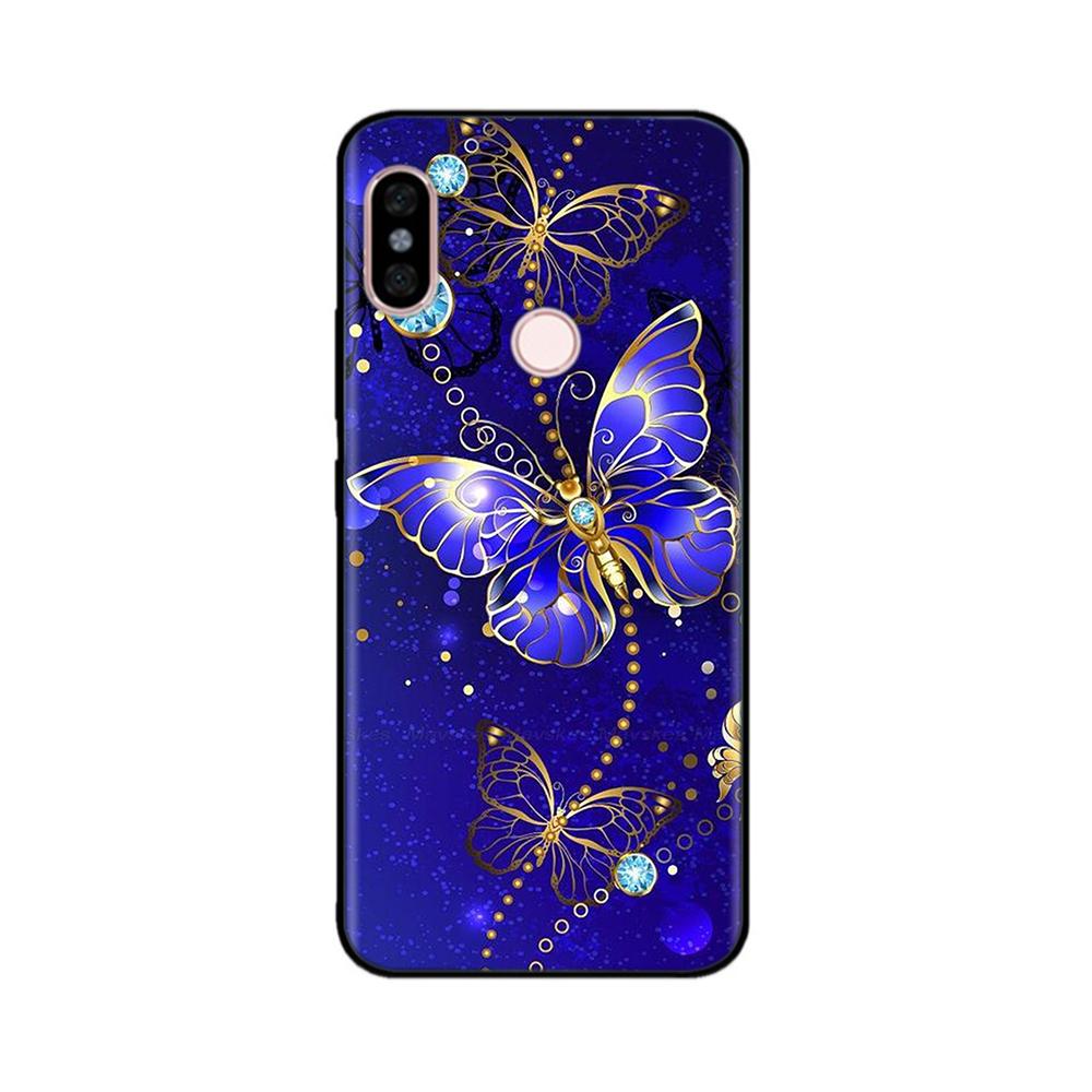 Luxury Case For Redmi Note 5 Pro Patterned Full Protection Soft Liquid Silicone Cartoon Cover For Xiaomi Redmi Note 5 Pro Note5