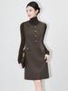 South Oil Heiress A-Line Sleeveless Vest Dress - Petite Luxury Style