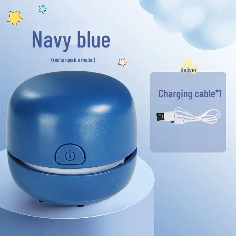 Wireless USB Rechargeable Desktop Vacuum for Pencil Shavings - Portable Dual-Use Cleaner for Study, Home, or Dorm