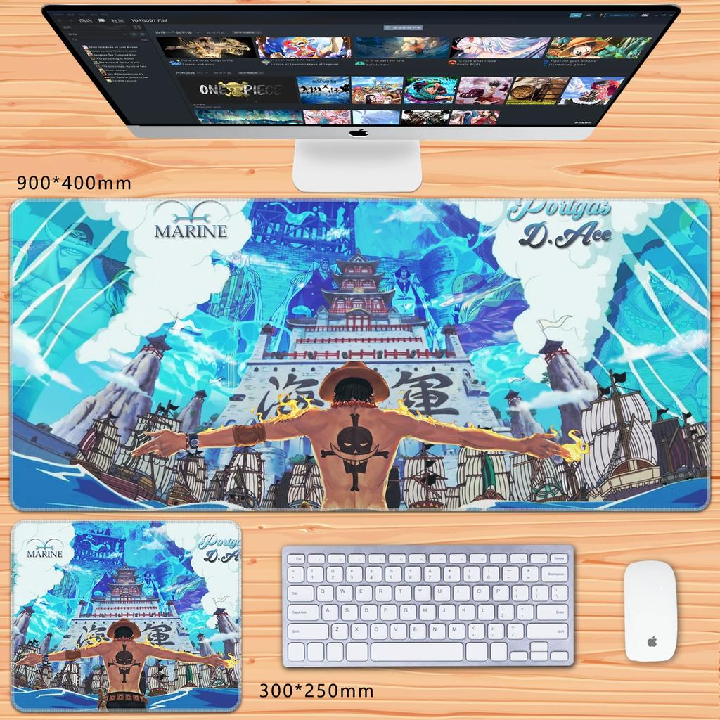 Oversized Chłopcy Anime Roronoa Zoro Dwuwymiarowy Duży Rozmiar Podkładka pod Klawiaturę do Gier Biurowa Podkładka pod Mysz Wysoka Rozdzielczość Anime ONE PIECE Skórzana Podkładka pod Mysz