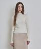 Keoseuteomeokeullagumeon [Italy] Slim Mock Neck Ribbed Knit 5 Color Cowkt009