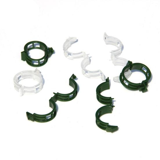 Plant Support Clips Reusable Plastic Garden Clips Tomato Vine Grape Flowers Vegetable Stems Secure Grip Retaining Clips