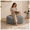Wielka, leniwa sofa, fotel typu bean bag 4FT, wypełnienie z pianki memory, dla dorosłych i nastolatków, miękka sofa z miękkim pokrowcem, sofa do salonu, sypialni, akademika.