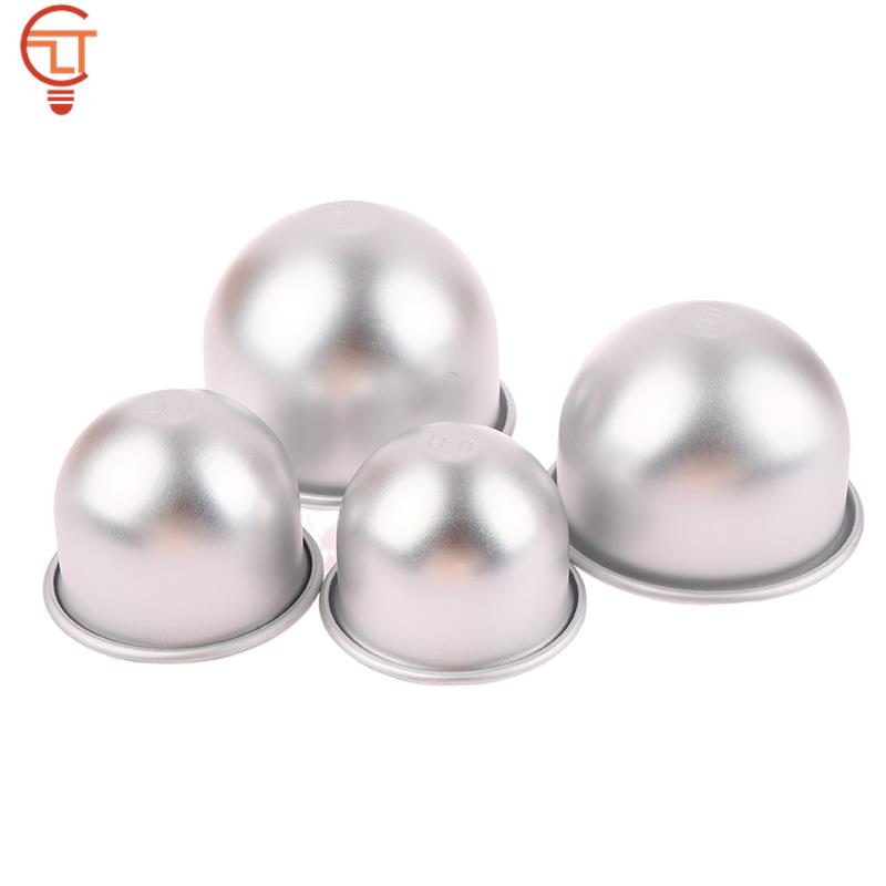 1Pc Aluminum Alloy Deep Semicircle Cake Mold Pan Doll Dress Cake Cake Decoration Accessories DIY Halloween Mold Bakeware
