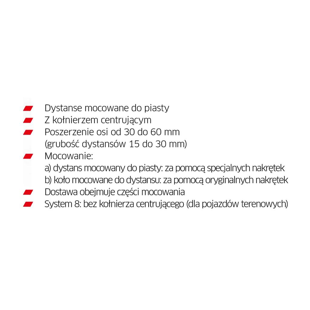 Zestaw Dystansów Pro-Spacer Kpl.na 1 Oś 114,3/5-70,5-160-1320 S90-4-25-033