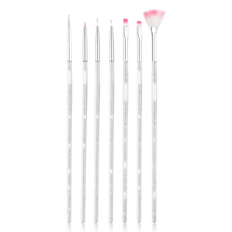Hot Sale 2025 5Pcs Set Nail Brush Engraving Dotting Drawing Painting UV Gel Carving Pen Acrylic Beauty Nail Art Tools