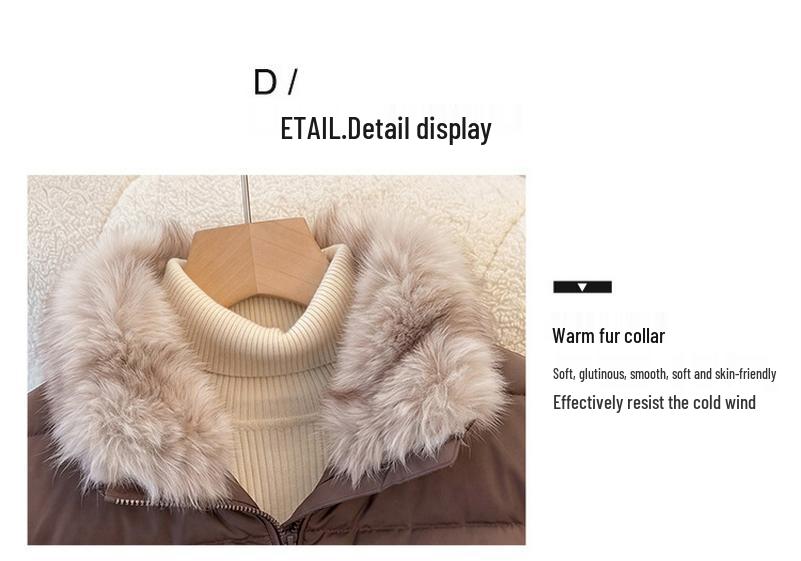 Trendy Korean-Style Black Short Thick Warm Cotton Winter Jacket 2026