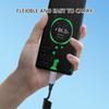 High Efficiency 2 in 1 USB C Fast Charging Data Cable with Intelligent Power Distribution Stretchable Spring Mechanism