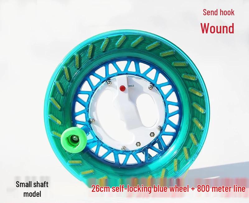 Weifang Crystalowy Kołowrotek do Latawca z Samoblokującym Kołem dla Dorosłych i Dzieci - Puste Wzornictwo Narzędzie do Puszczania Latawca