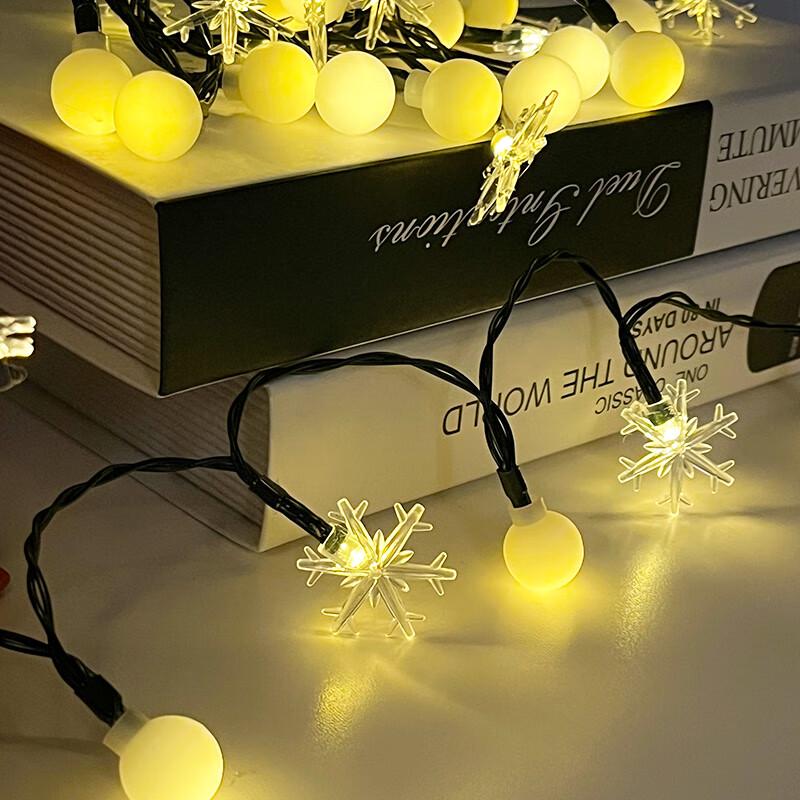 Solar Outdoor Crystal Ball String Lights